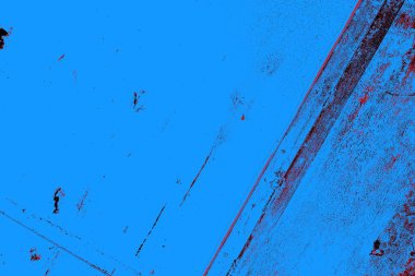 Kırmızı ve mavi renkli grungy duvar, desenli arka plan