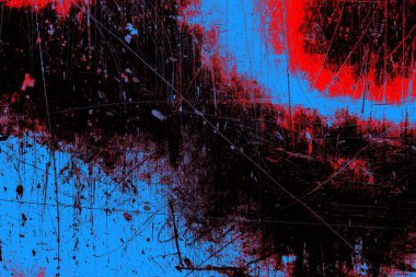 Çizik ve çatlaklarla metal doku