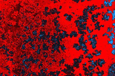 Soyut grunge arkaplanı. Monokrom dokusu. Mavi ve kırmızı desenli arkaplan