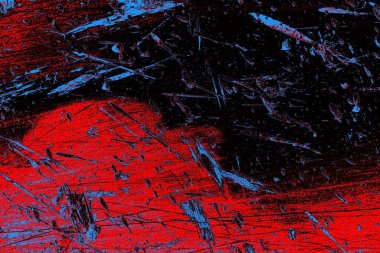 Çizik ve çatlaklarla metal doku