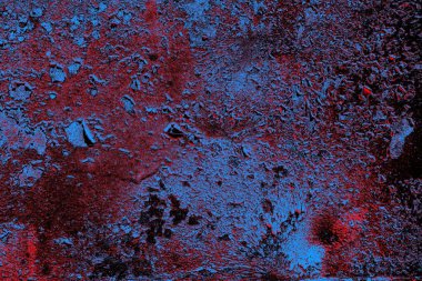 Çizik ve çatlaklarla metal doku