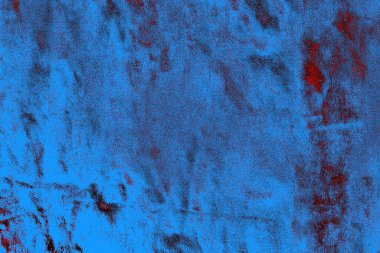 Kırmızı ve mavi renkli grungy duvar, desenli arka plan