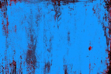 Kırmızı ve mavi renkli grungy duvar, desenli arka plan