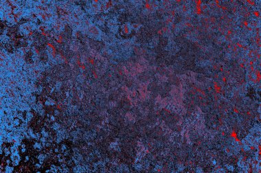 Çizik ve çatlaklarla metal doku