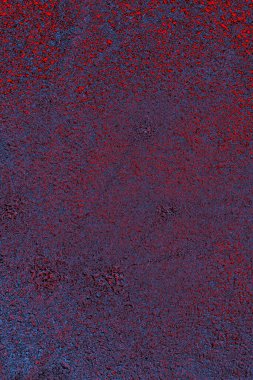 Kırmızı ve mavi renkli grungy duvar, desenli arka plan