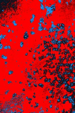 Soyut grunge arkaplanı. Monokrom dokusu. Mavi ve kırmızı desenli arkaplan