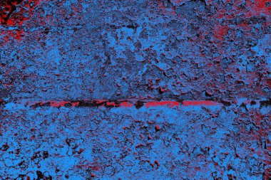 Çizik ve çatlaklarla metal doku