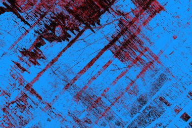 Çizik ve çatlaklarla metal doku
