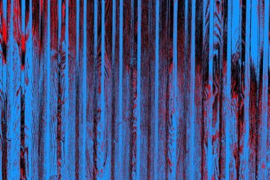 Kırmızı ve mavi renkli grungy duvar, desenli arka plan