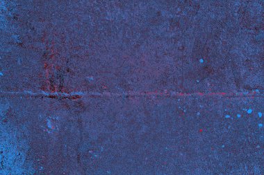 Kırmızı ve mavi renkli grungy duvar, desenli arka plan