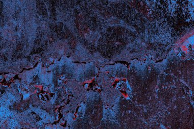 Dökülen boya paslı metal dokusu