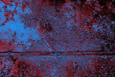 Çizik ve çatlaklarla metal doku