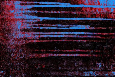 Çizik ve çatlaklarla metal doku