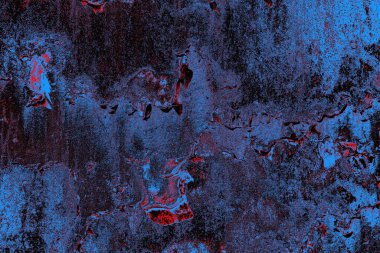 Dökülen boya paslı metal dokusu