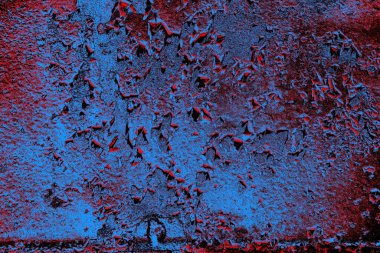 Çizik ve çatlaklarla metal doku