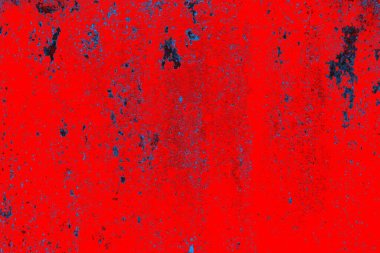 Kırmızı ve mavi renkli grungy duvar, desenli arka plan