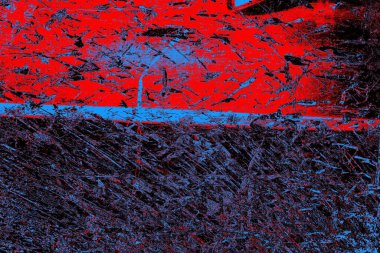 Çizik ve çatlaklarla metal doku