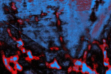 Kırmızı ve mavi renkli grungy duvar, desenli arka plan