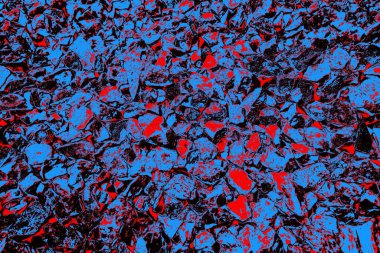 Doğada kayalık yol