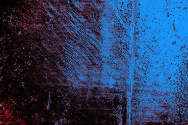 Kırmızı ve mavi renkli grungy duvar, desenli arka plan
