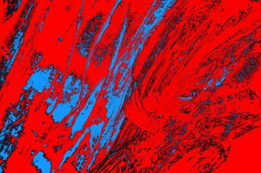 Kırmızı ve mavi renkli grunge duvar dokusu arkaplanı