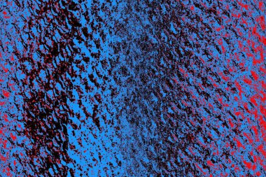 Kırmızı ve mavi renkli grungy duvar, desenli arka plan