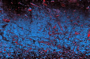 Çizik ve çatlaklarla metal doku