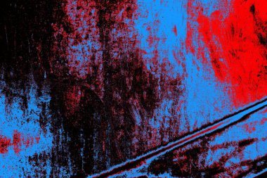 Çizik ve çatlaklarla metal doku.