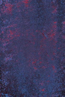 Kırmızı ve mavi renkli grungy duvar, desenli arka plan