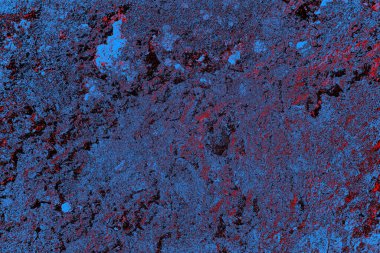 Çizik ve çatlaklarla metal doku