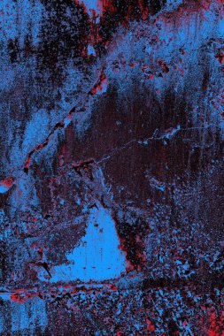 Dökülen boya paslı metal dokusu