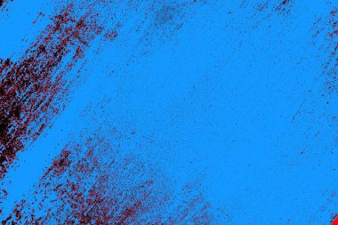 Kırmızı ve mavi renkli grungy duvar, desenli arka plan