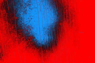 Soyut grunge arkaplanı. Monokrom dokusu. Mavi ve kırmızı desenli arkaplan