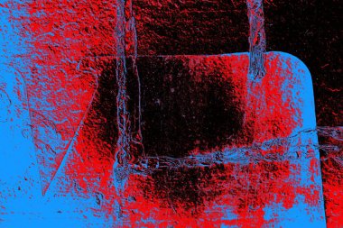 Metal boya dokusu ve arkaplan