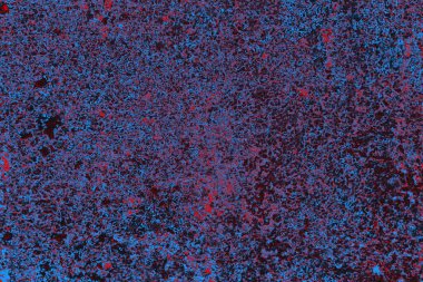 Kırmızı ve mavi renkli grungy duvar, desenli arka plan