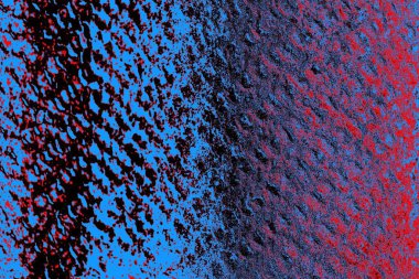 Kırmızı ve mavi renkli grungy duvar, desenli arka plan