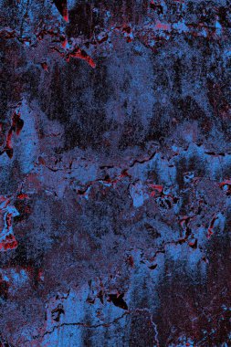 Dökülen boya paslı metal dokusu