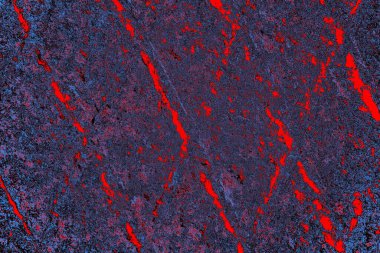 Çizik ve çatlaklarla metal doku