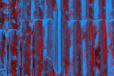 Oluklu eski çatı dokusu