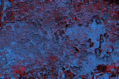 Çizik ve çatlaklarla metal doku