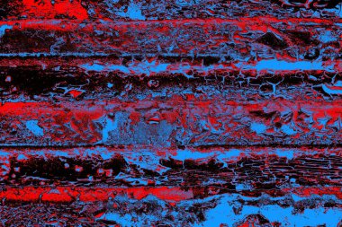 Çizik ve çatlaklarla metal doku