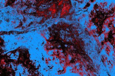 Çizik ve çatlaklarla metal doku