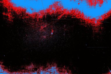 Çizik ve çatlaklarla metal doku