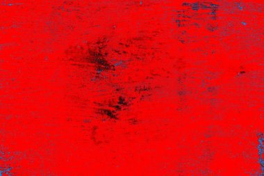 Kırmızı ve mavi renkli grungy duvar, desenli arka plan