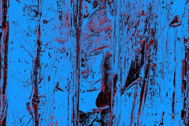 Kırmızı ve mavi renkli grungy duvar, desenli arka plan