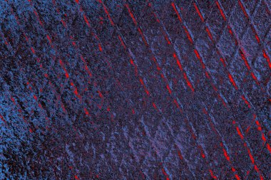 Çizik ve çatlaklarla metal doku