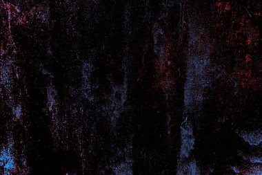 Kırmızı ve mavi renkli grungy duvar, desenli arka plan