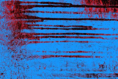 Çizik ve çatlaklarla metal doku