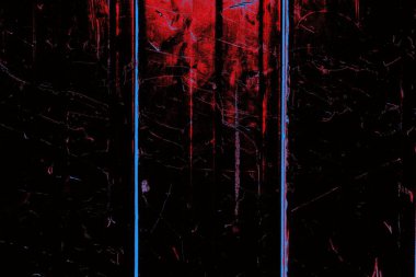 Çizik ve çatlaklarla metal doku