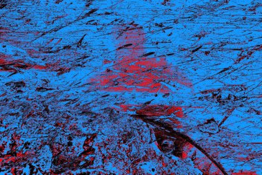 Çizik ve çatlaklarla metal doku